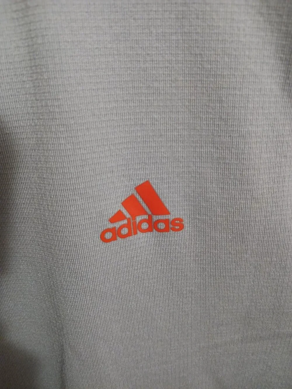 Adidas ClimaWarm Track Jacket Mens Size M Gray Full Zip Pockets Fleece Golf